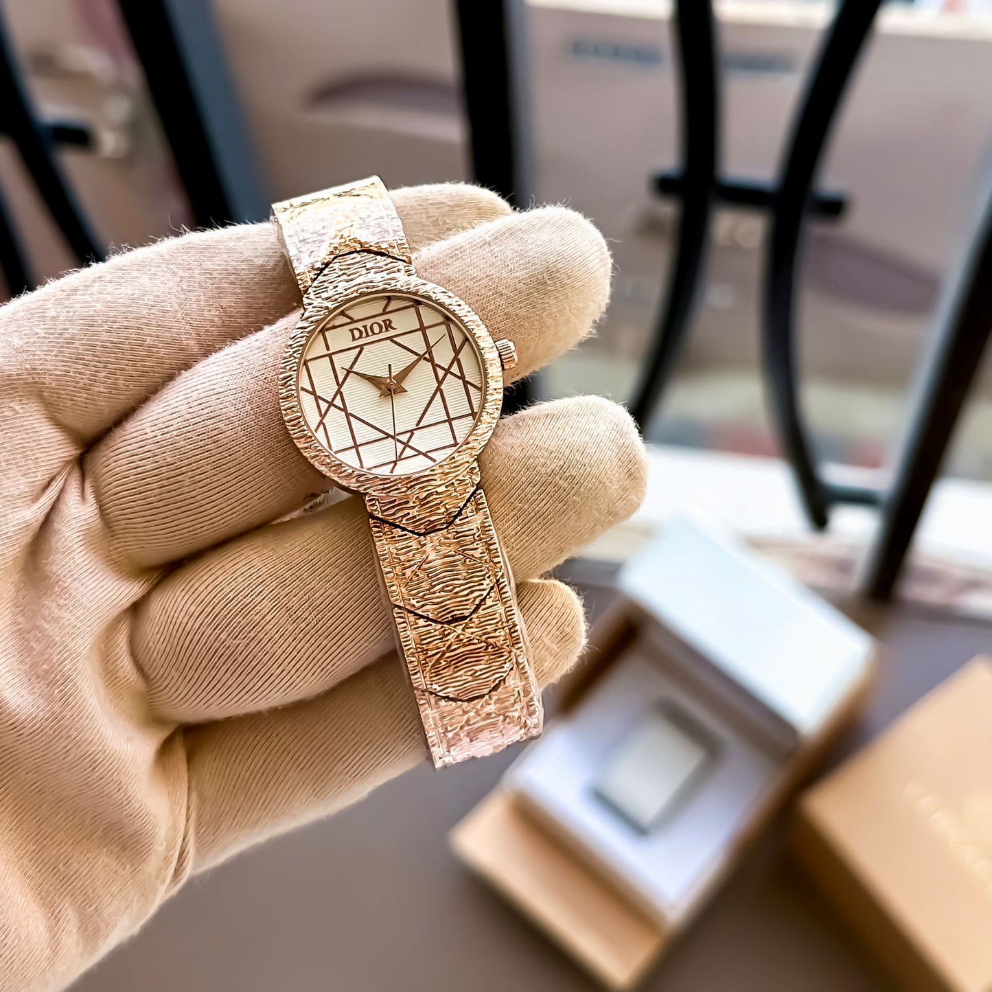 Dior_Galaxy RoseGold With White Dial