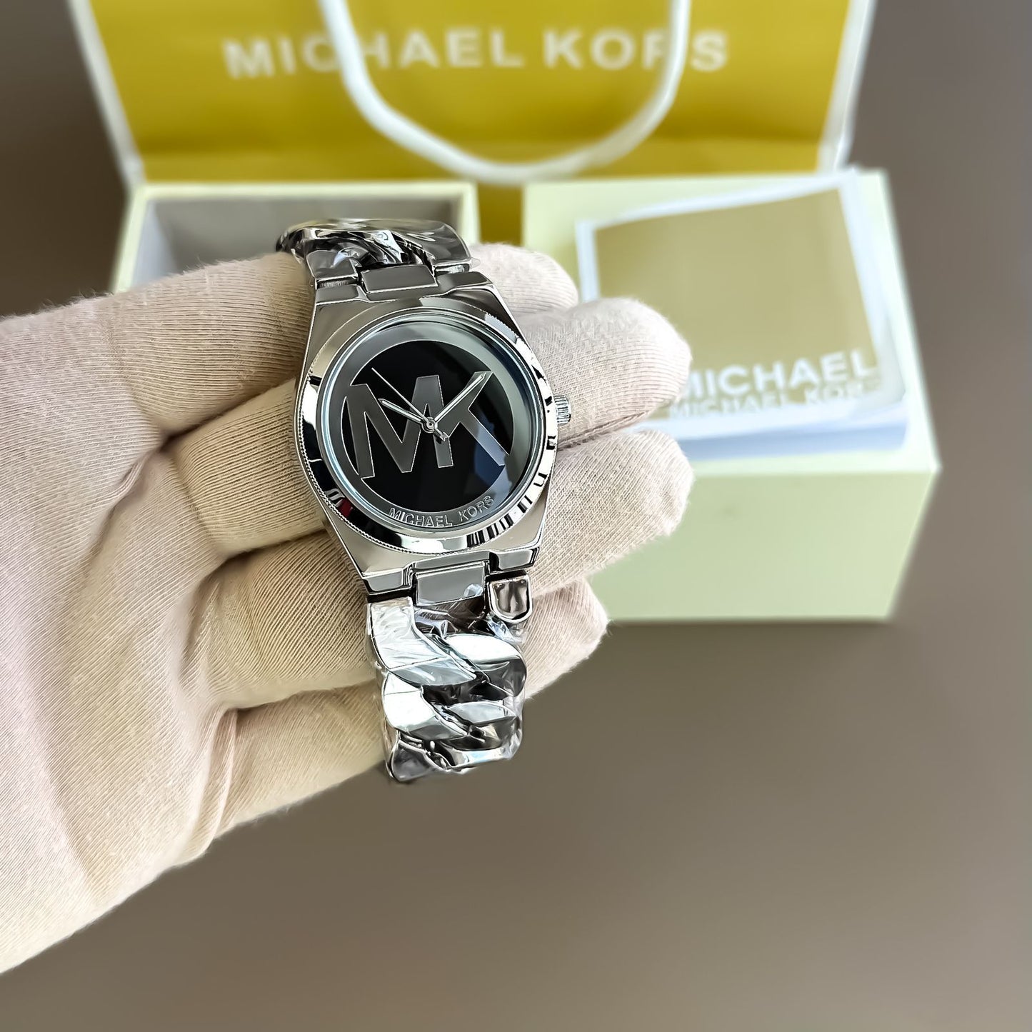 Michael_Kors Silver Black New Edition