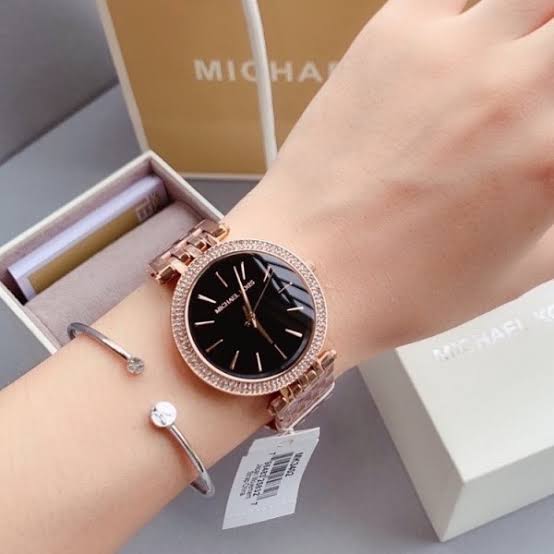 Michael_Kors Darci RoseGold with Black Dial