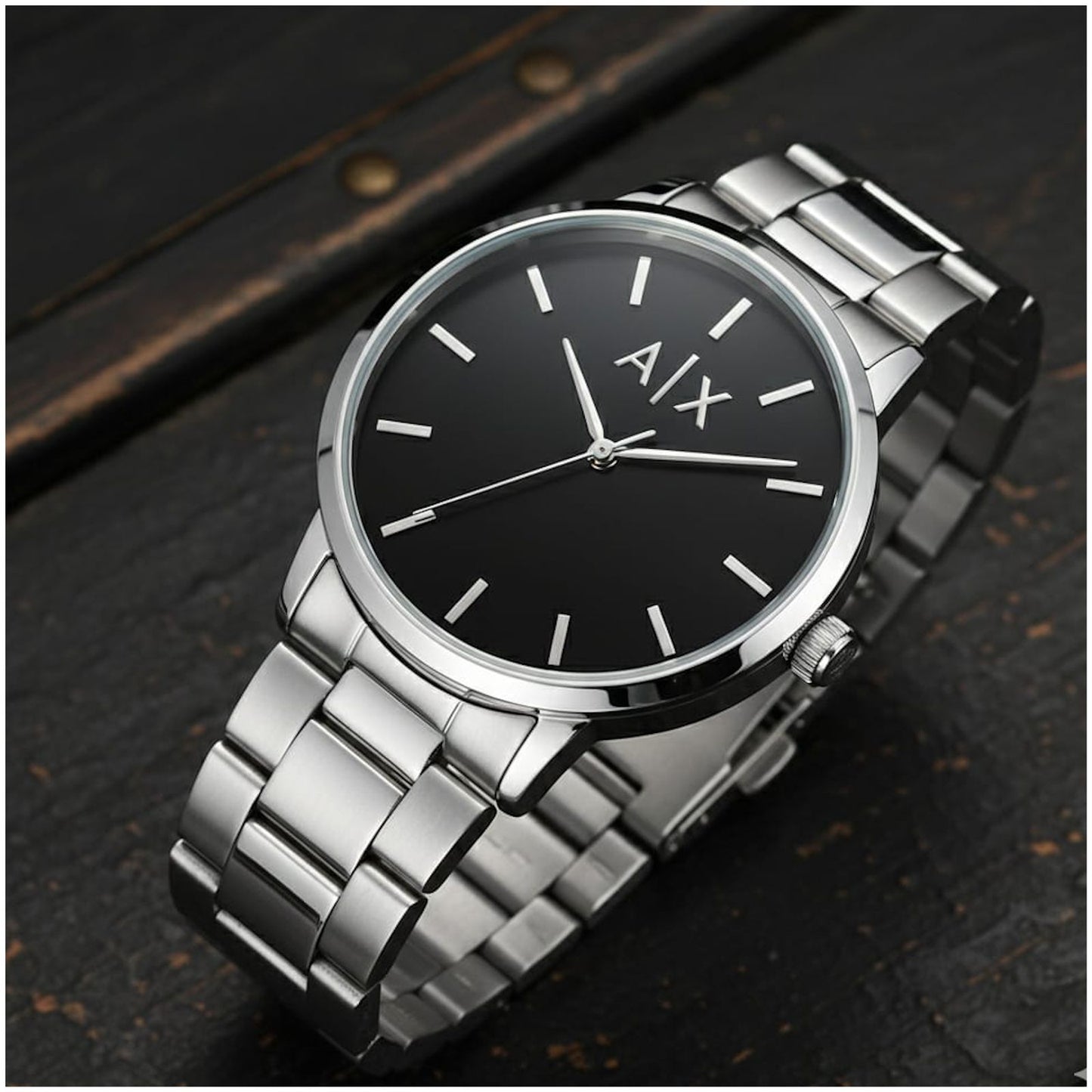 Armani_exchange_Formal_Wear_Silver-Black