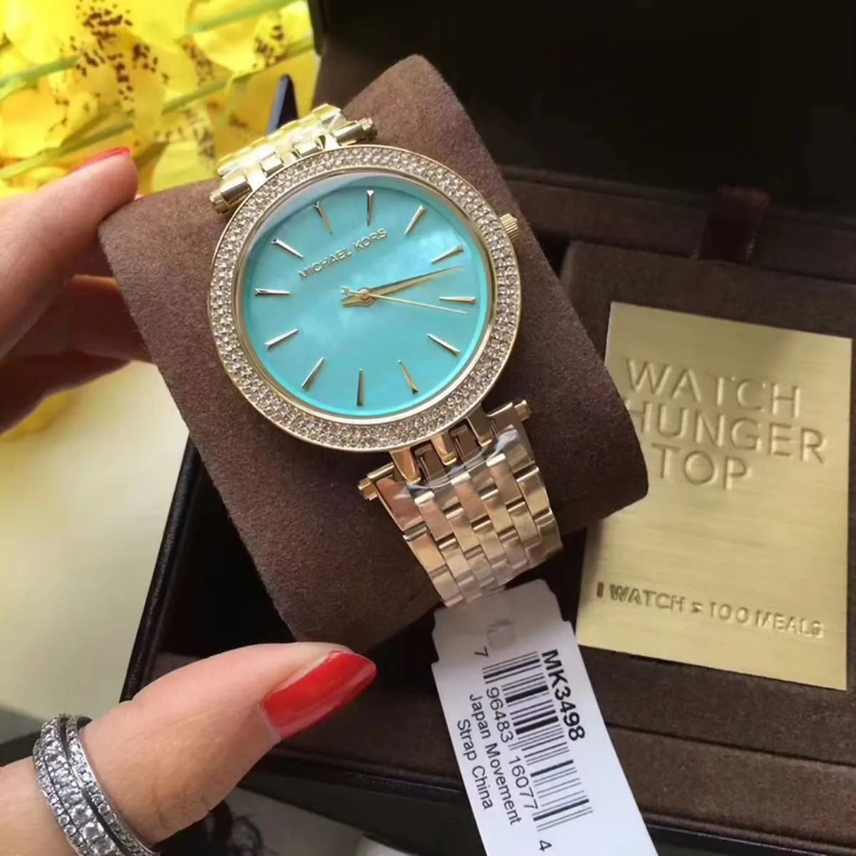 Michael_Kors Darci RoseGold With Sky-blue Dial